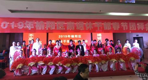 榆林市榆阳区举行2019年离退休干部春节团拜会(图2)